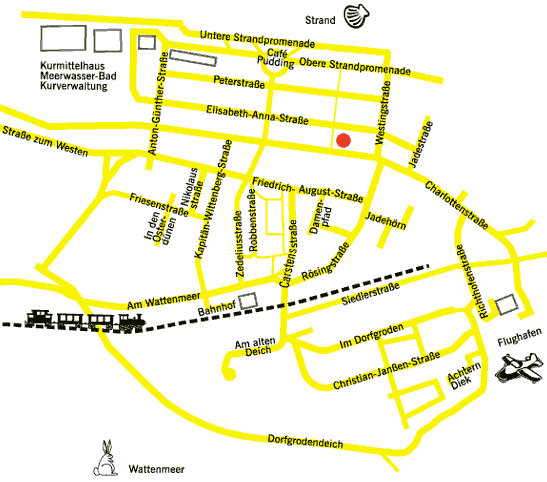 Grundriss - Villa Rossini - Wangerooge